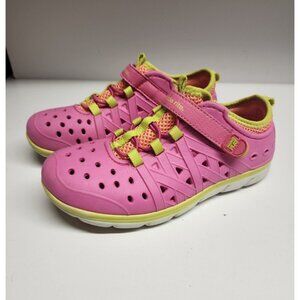 Sz 13 Stride Rite Made 2 Play Phibian Water Shoes Toddler Pink Straps